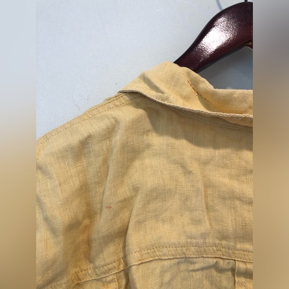 100% linen button down top - Picture 5 of 5